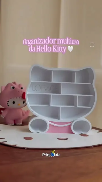 Reel: organizador multiuso da Hello Kitty